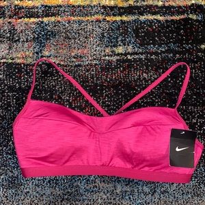 Nike sports bra/ bathing suit top pink size XL